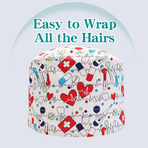 Gorros de fregado para amor corazón mascota Hospital gorro de enfermería quirúrgica pediatría ginecólogo Unisex <span class=keywords><strong>Anime</strong></span> para mujeres enfermeras sombreros médicos - Product Image 3