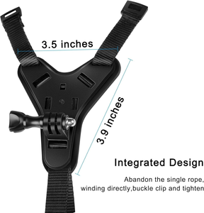Support de menton pour <span class=keywords><strong>casque</strong></span> de <span class=keywords><strong>moto</strong></span> à fixation rapide et facile pour GoPro Hero13/12/11/ DJI Osmo/ Insta360 X5/X4/X3 - Product Image 2