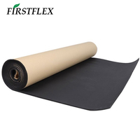 FIRSTFLEX Isolation en caoutchouc nitrile imperméable et ignifuge avec feuille autocollante d'un côté pour projets