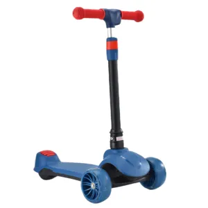 Patinete eléctrico plegable de 3 ruedas para niños, patinete eléctrico de autobalance con Pedal, juguete para niños