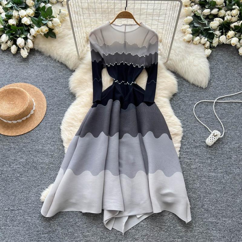 Buy In Bulk Vertical Line Dress Plus Size Options Available | Alibaba.com