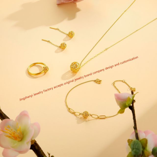 999.9 Gold Necklace Design and Customization Au999 Pendant Necklace Design Manufacture Pendant Necklace Mold Design Processing