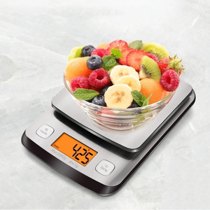 New High Accuracy Digital Electronic Battery Food <b>Weighing</b> <b>Scale</b> Lid Portable Stainless Steel Household Weight Measuring Device - Product Image 1