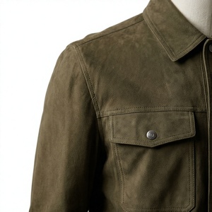 Chaqueta de safari de otoño al por mayor OEM, de un solo botón, tejida, informal, impermeable, talla grande, para hombre, para deportes al aire libre - Product Image 5