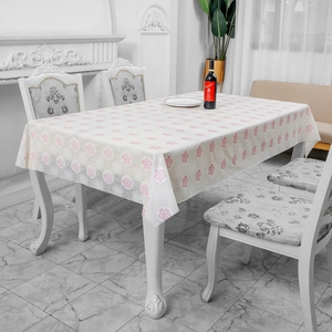 <span class=keywords><strong>Mantel</strong></span> DE BODA <span class=keywords><strong>Rectangular</strong></span> <span class=keywords><strong>grande</strong></span> de 137 CM Manteles elegantes de PVC blanco - Product Image 4