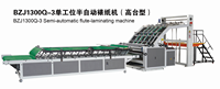 Machine à plastifier semi-automatique à flûte machine à plastifier carton carton pour la fabrication de boîtes en carton ondulé