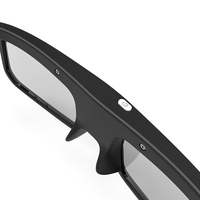 Nouvelles lunettes à obturateur actif rechargeables GL1600 pour la plupart des projecteurs 3D DLP-Link Noir 96-144Hz Lunettes 3D DLP Link