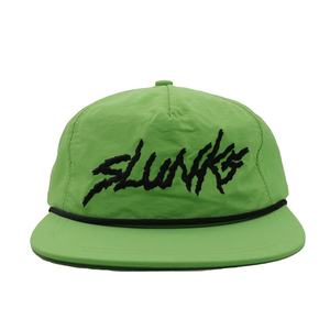 Gorra de campamento de nailon de secado rápido y transpirable al por mayor, gorra impermeable de 5 paneles sin estructura para correr con cierre a presión - Product Image 2