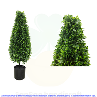 Arbre en herbe artificielle conique, plante en pot en plastique, écologique, durable, résistant aux UV, décoration de jardin intérieur/extérieur pour