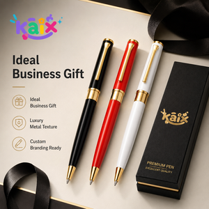 Stylos métalliques de luxe KAIX avec finition OEM, boîte cadeau, logo personnalisé, stylos d'affaires pour cadeaux d'entreprise - Product Image 1