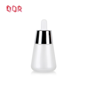 White <b>Glass</b> Bottle Dropper Bottle Essential Oils Aromatherapy Skincare Serum Bottle Cosmetics <b>Container</b> Empty with Dorpper - Product Image 5
