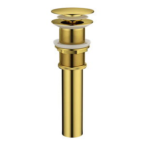 Bonde de vidange universelle en acier inoxydable pour lavabo de salle de bain, système clic-clac avec filtre amovible - Product Image 2