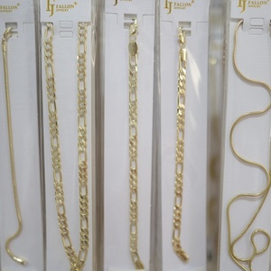 Venta al por Mayor de Joyería FJ Fallon: Cadenas de Aleación de Latón Chapadas en Oro Real de 14K, Collares de Moda <span class=keywords><strong>con</strong></span> Grandes Descuentos - Product Image 2