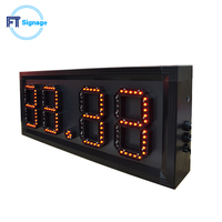 Pantalla LED Digital para Exteriores, Resistente al Agua, para Mostrar Precios de Combustible, IP65, Control Remoto RF, Tablero de Números LED Personalizable