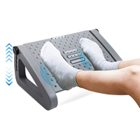 Repose-pieds sous le bureau Tabouret ergonomique avec rouleaux de massage Repose-jambes de bureau Soulagement de la douleur pour le travail à domicile