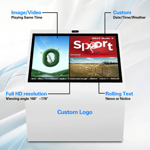 Pantallas LCD Interactivas <span class=keywords><strong>de</strong></span> 21.5/27/32/43/55 Pulgadas con Soporte <span class=keywords><strong>de</strong></span> Piso en Forma <span class=keywords><strong>de</strong></span> L, Kiosco Digital con Pantalla Táctil, Cámara <span class=keywords><strong>y</strong></span> Micrófono - Product Image 4