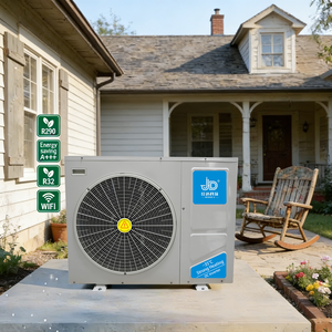 Energy-saving High Efficiency R32 Air Source Heat <b>Pump</b> Conditioner Metal 220V-240V 1-Year Warranty for Household Hotel Use <b>Water</b> - Product Image 2