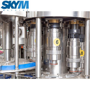 छोटे औद्योगिक कार्बोनेटेड सोडा पानी भरने मशीन/सॉफ्ट पेय बनाने की मशीन/पेय बॉटलिंग लाइन - Product Image 6