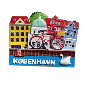 Personalizado resina edificio 3D <span class=keywords><strong>Copenhague</strong></span> Dinamarca imán <span class=keywords><strong>de</strong></span> nevera - Product Image 3