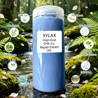 Crème hydratante visage anti-âge au peptide de cuivre bleu GHK-Cu 1KG en gros pour peaux sensibles, réparation de la barrière cutanée, disponible en OEM/ODM