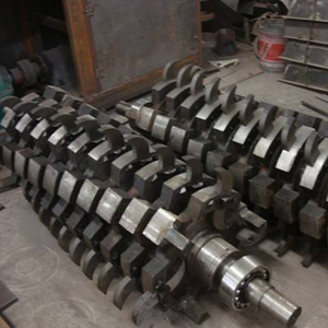 SHINITE factory price Shredding machine accessories Recycling plastic shredder shaft blade for crusher machine