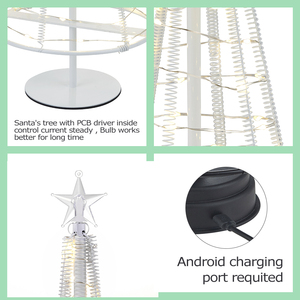 Branches en spirale Led personnalisées, 50 pièces, décorations artificielles, <span class=keywords><strong>étoile</strong></span>s en verre, décor moderne en métal pour extérieur, arbre <span class=keywords><strong>de</strong></span> noë<span class=keywords><strong>l</strong></span>, 425mm - Product Image 4