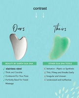 Rouleau de contour parfait Gua Sha de style 2022, rouleau facial Scharber et ensemble d'outils en acier inoxydable Guasha