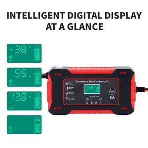 <span class=keywords><strong>Chargeur</strong></span> de batterie intelligent multifonction 12V 6A pour moto, <span class=keywords><strong>chargeur</strong></span> de batterie de voiture à réparation par impulsions 72W - Product Image 5