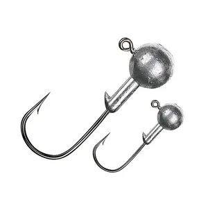 DORISEA Crank Jig Dẫn Đầu Móc Jig Lure Cứng Bait Mềm Worm Jig Móc Cho Câu Cá Pesca Móc