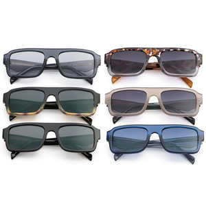 Lunettes de soleil carrées rétro à monture plate Superhot Eyewear 80814 Fashion 2025 - Product Image 5