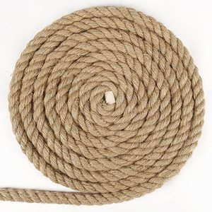 Cuerda de yute trenzada de Manila para escalada, decoración de barandillas y juego de tira y afloja - Product Image 2