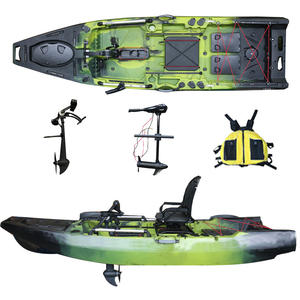 Kayak <span class=keywords><strong>de</strong></span> <span class=keywords><strong>Pesca</strong></span> Motorizado Individual Vicking <span class=keywords><strong>de</strong></span> 10.8 pies, con Hélice, Pedal, Motor Eléctrico <span class=keywords><strong>de</strong></span> Arrastre, Asiento <span class=keywords><strong>en</strong></span> Plástico HDPE, Tipo Remo - Product Image 1