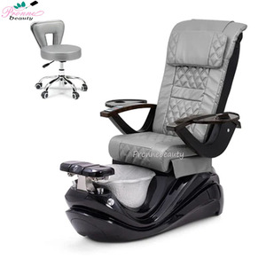<span class=keywords><strong>Pronne</strong></span> Beauty Équipement de spa pour ongles moderne Chaise de spa pour pédicure Black Lotus Ensemble complet avec tabouret de pédicure - Product Image 2
