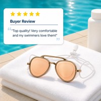 Lunettes de natation pour adultes AF-8506MS, verres roses, matériaux silicone TPE, tailles S/M/L, lunettes de sport pour entraînement en piscine