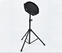 Ventes directes 10 pouces tapis de batterie simulé en caoutchouc instruments de musique tapis de pratique