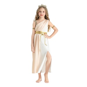 Disfraz de Diosa <span class=keywords><strong>Griega</strong></span> para Mujeres y Niñas, Vestido Toga Romana Antigua con Accesorios, Traje de Cosplay para Halloween - Product Image 3