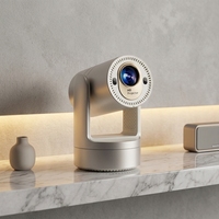 Projecteur intelligent J3 720P 200 ANSI avec mise au point automatique permanente, décodage vidéo 4K, Android 9, WiFi6, BT, haut-parleur 3W, cinéma maison portable