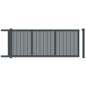 Portail en aluminium Ace, clôtures et portails de jardin en aluminium, charnières, modèles de portails d'entrée, <span class=keywords><strong>prix</strong></span>, conception de portail coulissant, portail coulissant incurvé - Product Image 4