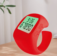 Anneau de doigt Compteur de doigts Temps lumineux Même écran Bouton muet Compteur Tally Counter Tasbih