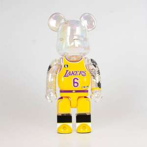 Figura de Acción Bearbrick 400% <span class=keywords><strong>Jordans</strong></span> de 28 cm, Decoración para Sala de Estar, Oficina, Escritorio, Kobe Bear Brick - Product Image 3