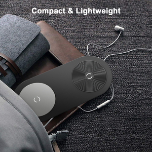 Cargador inalámbrico para teléfono portátil OEM ODM 2 en 1 al por mayor para Airpods y teléfonos - Product Image 3