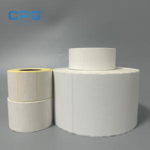 สติกเกอร์บาร์โค้ดคุณภาพสูง ทนต่อการเลอะเทอะ ขนาด 100x50 มม. พิมพ์ด้วยริบบิ้นพรีเมียม สำหรับติดชั้นวางสินค้าในคลังสินค้า - Product Image 1