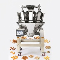 Máquina de Pesaje y Empaquetado de Alta Velocidad, 10 Cabezales, Combinación Estándar, Máquina Pesadora Multicabezal para Alimentos y Snacks