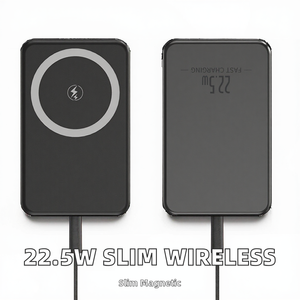 แท่นชาร์จไร้สายแบบแม่เหล็ก 22.5W ดีไซน์บางเฉียบ รองรับการชาร์จเร็ว ช่องเสียบ Type C ตัวเครื่องทำจากพลาสติก - Product Image 2