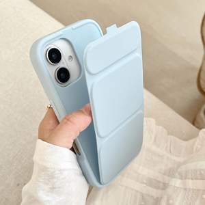 Funda con soporte plegable tipo flip para iPhone 17, funda magnética simple para 16PRO, funda protectora de cobertura total para 15PRO - Product Image 6