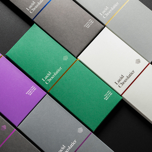 Sang Trọng Lá Tem Hình Chữ Nhật Sô Cô La Thanh Thẻ Hộp Bán Buôn Thiết Kế Sô Cô La Hộp Giấy - Product Image 6