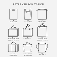 Sac de courses pliable tissé recyclable, personnalisé avec logo, coloré, réutilisable, avec fermeture éclair, prix d'usine en gros