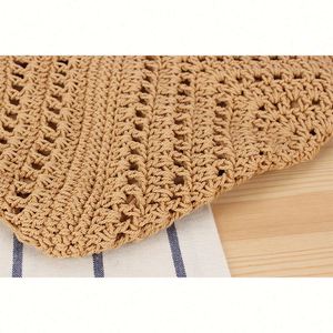 Nuevo Bolso Tote Triangular Grande y Exquisito para Mujer, Tejido a Mano, para la Playa, Vacaciones y Fiestas - Product Image 6