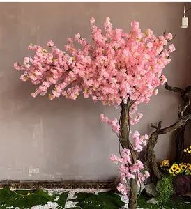 Árbol de cerezo Ornamental, decoración de ventana para centro comercial, Hotel, jardín, rosa, personalizada