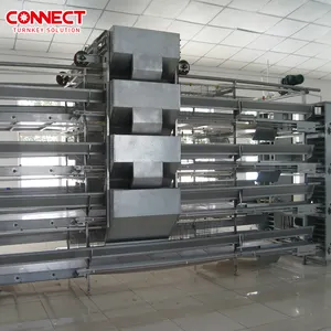 Durable Multi Tiers H Type Poultry Farming Equipment Automatic Control System Brooder Chicken Broiler Cage for Growing Chicks